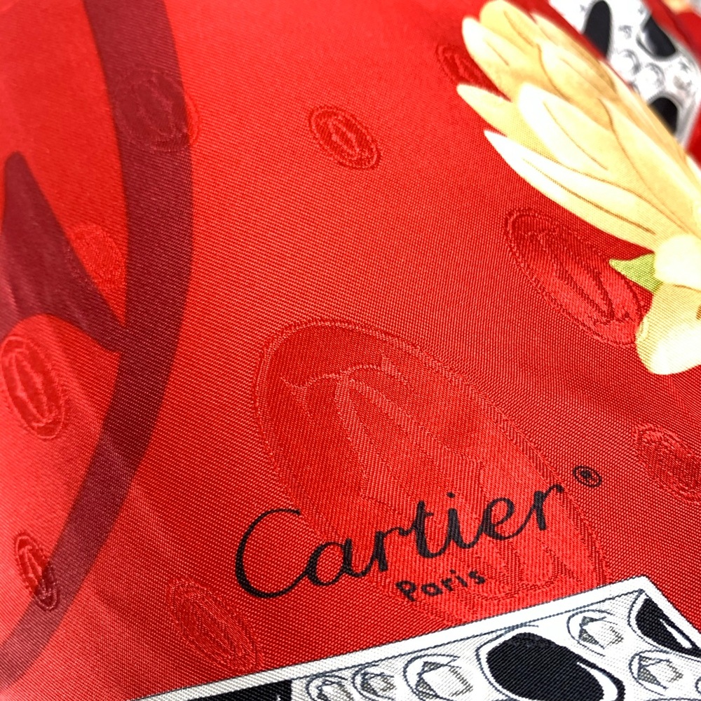 Vintage Cartier Silk Scarf